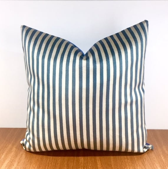 Luxury Blue Velvet Throw Pillow Blue Luxury Smokey Blue Velvet Throw Pillow
