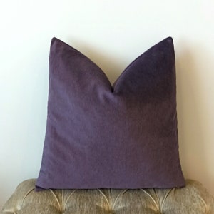 Luxury Lavender Pillow Cover, Velvet Pillows, Purple Throw Pillow, Decorative Pillow Cover, Purple Cushion Case, 16X16 18X18 Velvet Pillows
