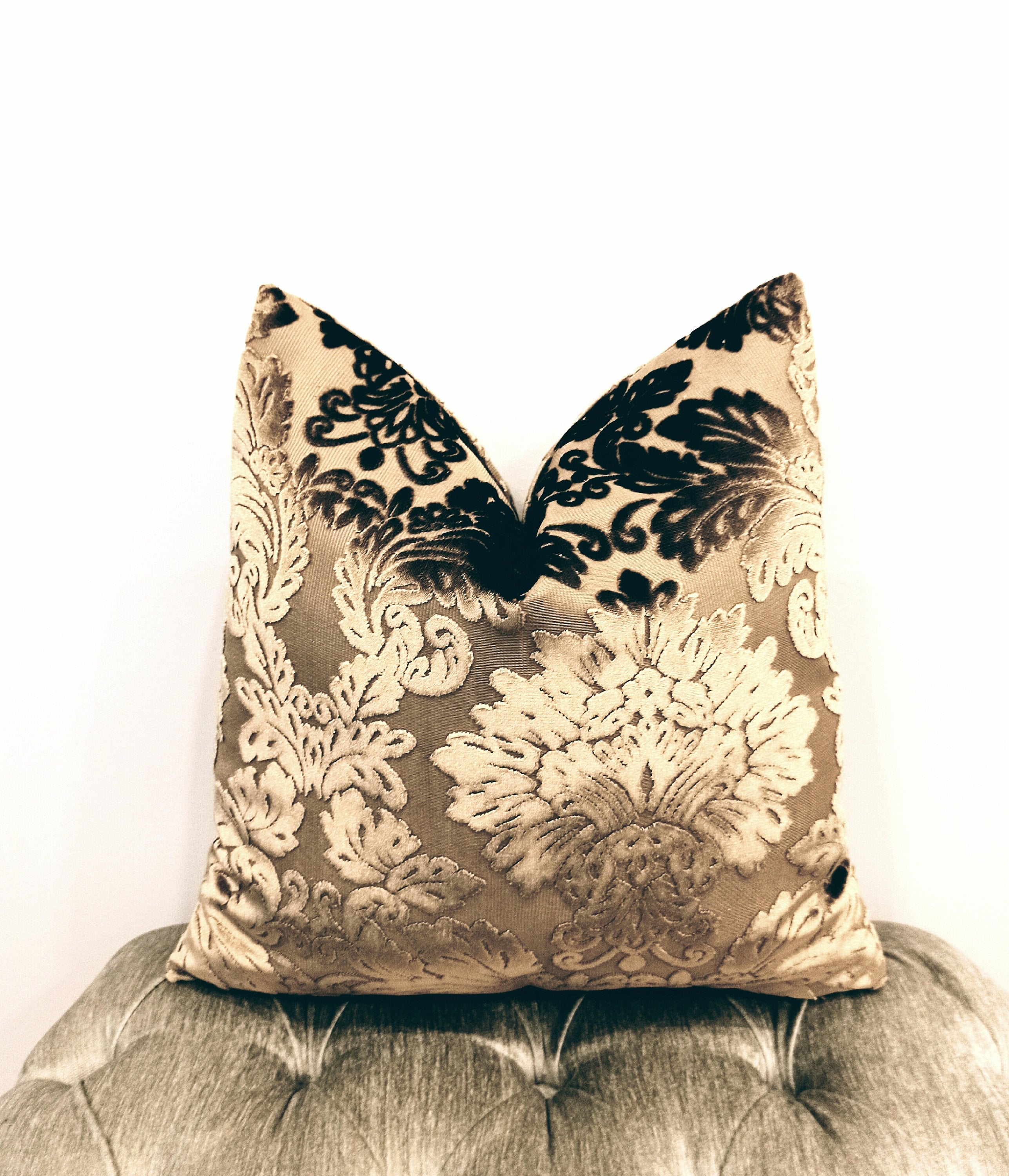 Luxury Bronze Velvet Pillow Cover Velvet Pillows Bronze Etsy