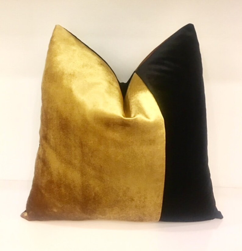 Luxury Black Velvet Pillow Cover Velvet Pillows Black Etsy