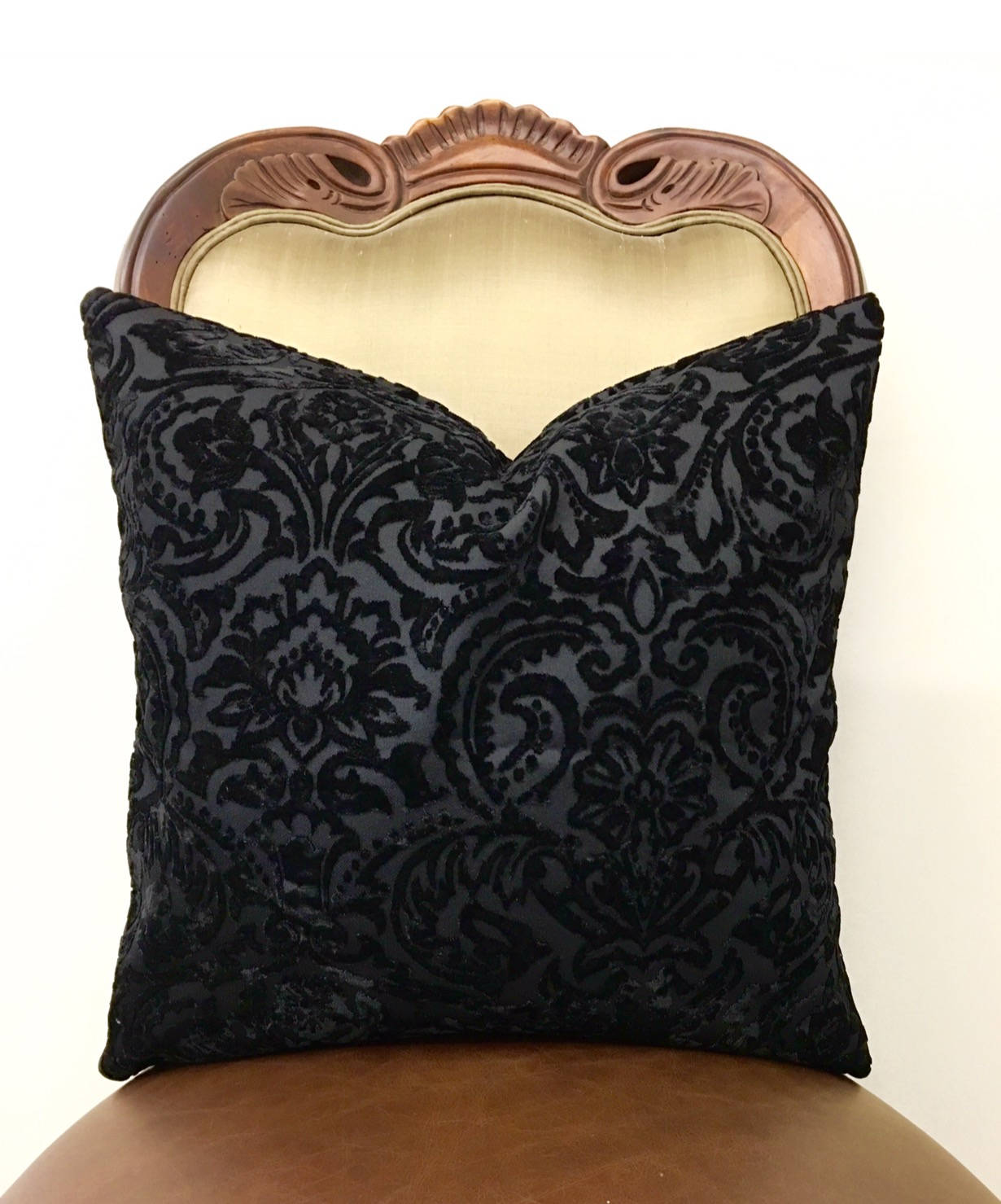 Luxury Black Velvet Throw Pillows  Black Pillows  Velvet  Etsy