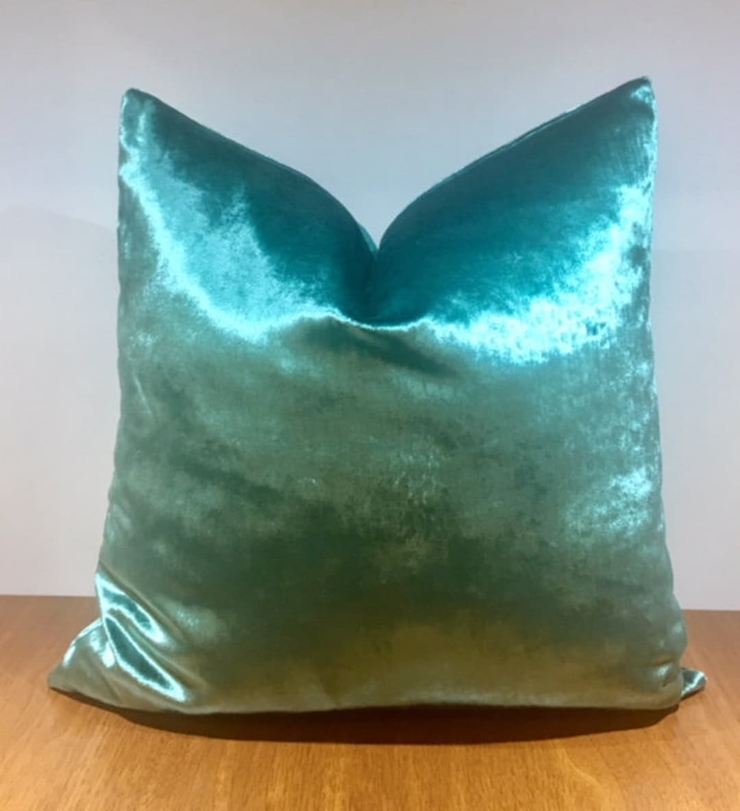 Luxury Turquoise Velvet Pillow Cover, Velvet Pillow, Blue Pillows