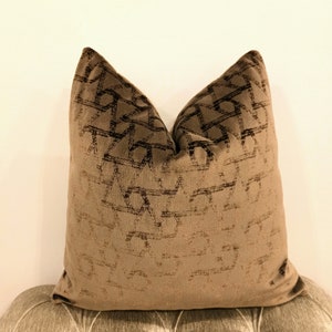 Luxury Light Brown Velvet Pillow Cover, Velvet Pillow, Brown Pillows, Decorative Pillows, Throw Pillow, Velvet Cushion, Brown Velvet Pillows