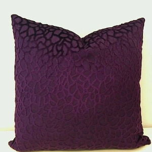 Purple Velvet Pillow Cover, Purple Pillow, Velvet Pillow, Throw Pillow, Decorative Pillow, Velvet Cushion Case, Purple Velvet Pillow Covers
