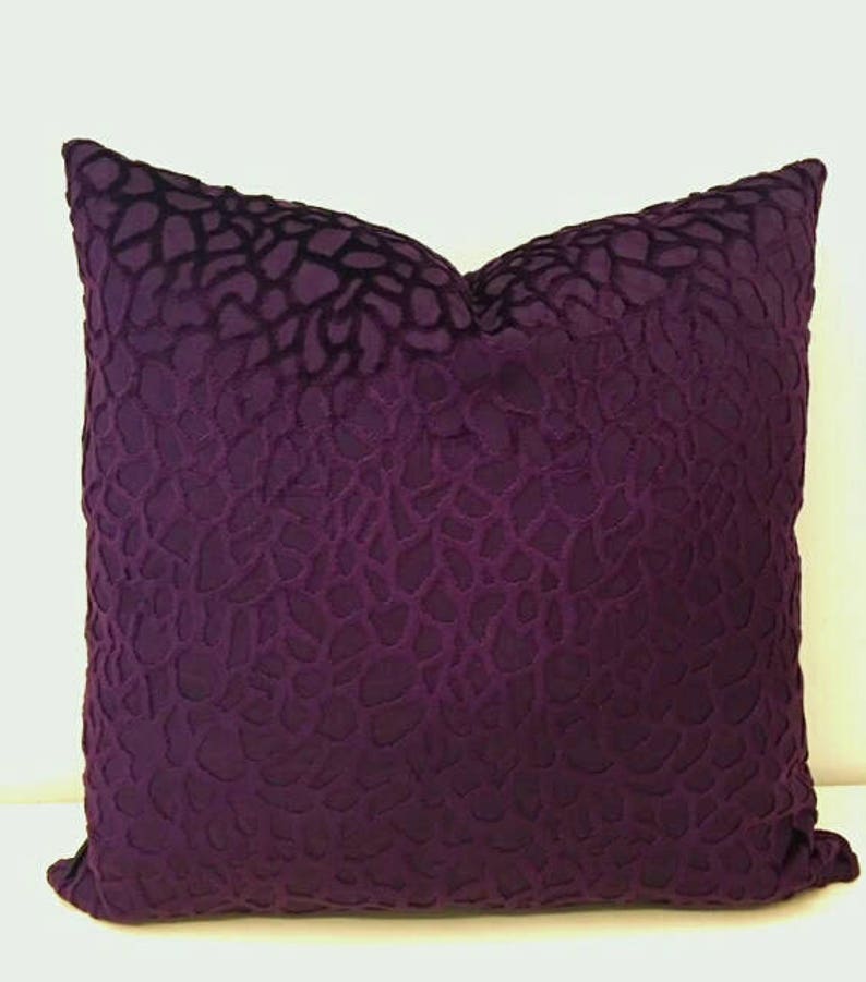  Purple  Velvet  Pillow  Cover Purple  Pillow  Velvet  Pillow  Etsy