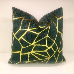 Luxury Petrol Green Velvet Pillow Cover,  Throw Pillow Cover, Green Pillows, Decorative Velvet Pillow, Velvet Cushion Case, Velvet Pillows