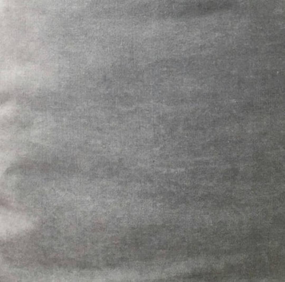 Gray Velvet Fabric Fabric by the Yard Curtain Fabric Etsy