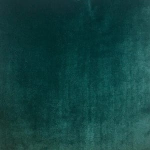 Petrol Green Upholstery Velvet Fabric: Durable, Soft, 55&quot; Wide