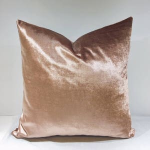 Luxury Dusty Rose Velvet Throw Pillows Pink velvet pillows | Etsy