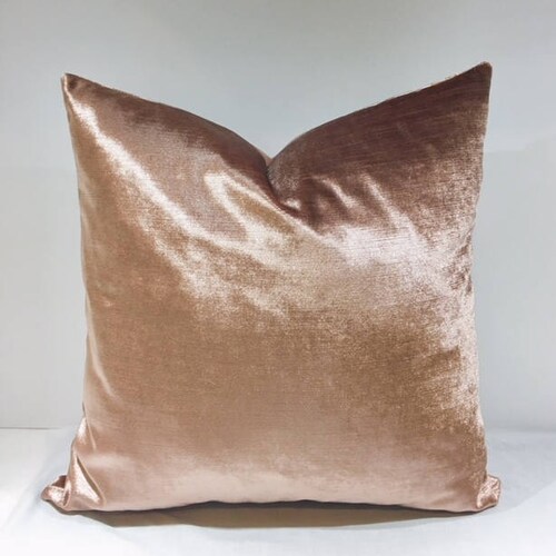 Luxury Dusty Pink Velvet Throw Pillows Velvet Pillow Cover Etsy