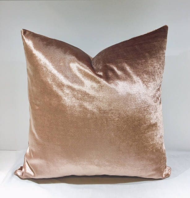 Luxury Dusty Pink Velvet Throw Pillows Velvet Pillow Cover Etsy