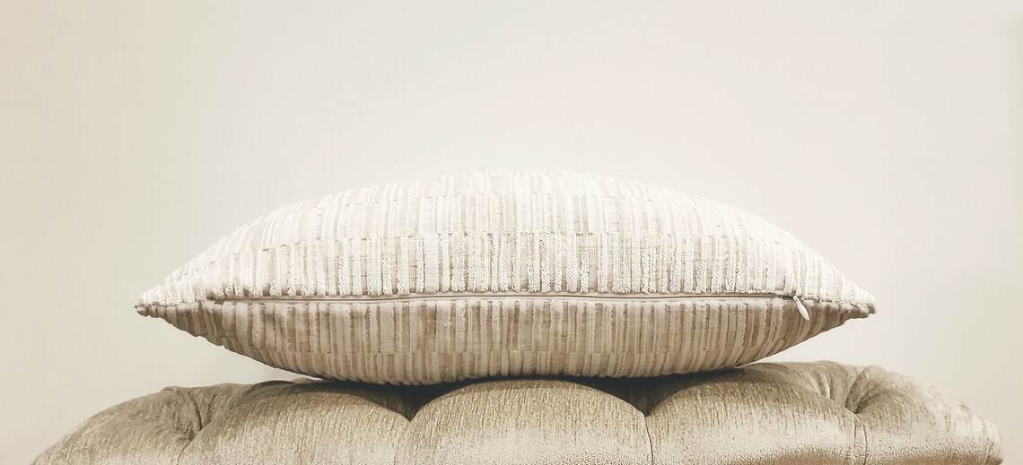 Luxury Cream Velvet Pillow Cover Cream Pillows 18X18 Velvet Etsy