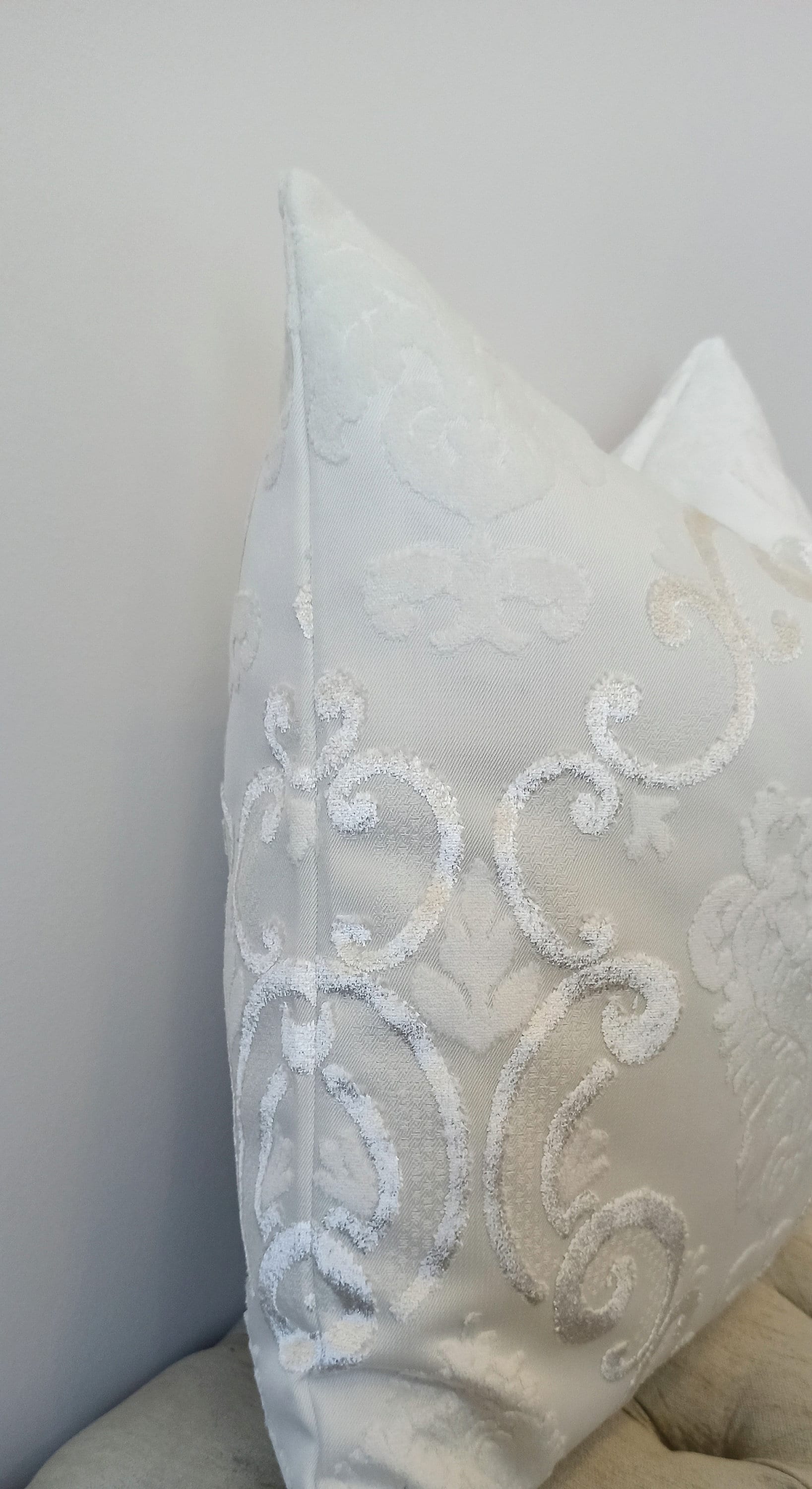 Luxury Cream Velvet Pillow Cover Cream Pillows 18X18 Velvet Etsy