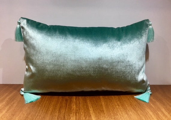 mint green decorative pillows