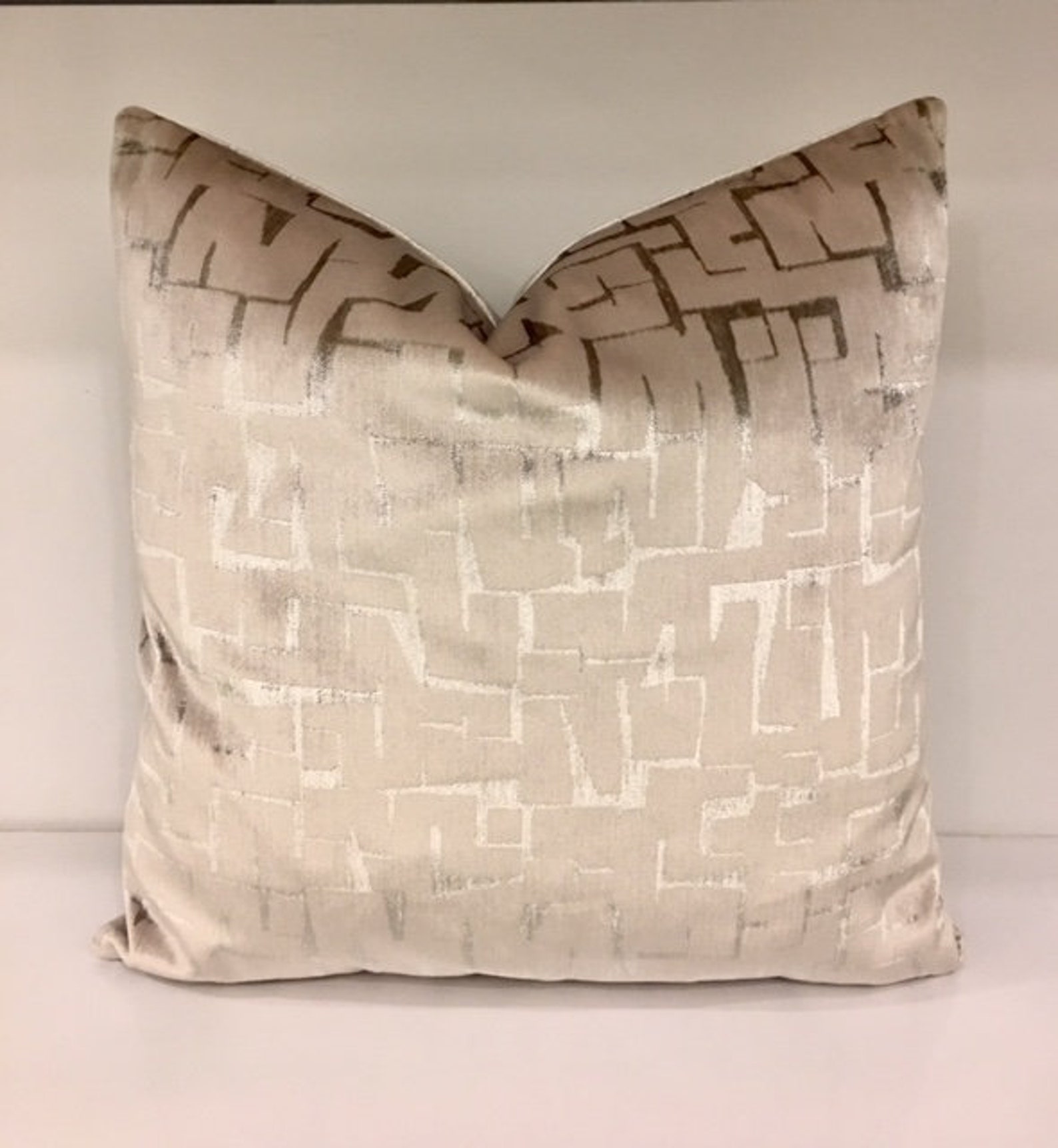 Luxury Beige Velvet Pillow Cover Beige Pillow Velvet Pillow Etsy