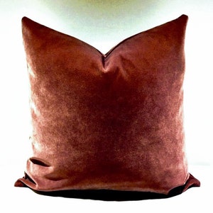 Terracotta Velvet Pillow, Terracotta Fabric, Terracotta Pillows, Terracotta, Velvet, Pillow, Couch Pillow, Sofa Pillow, 18X18 20X20 24X24