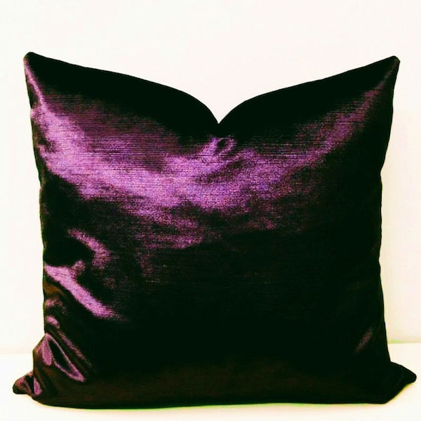 Purple Velvet Pillow Etsy