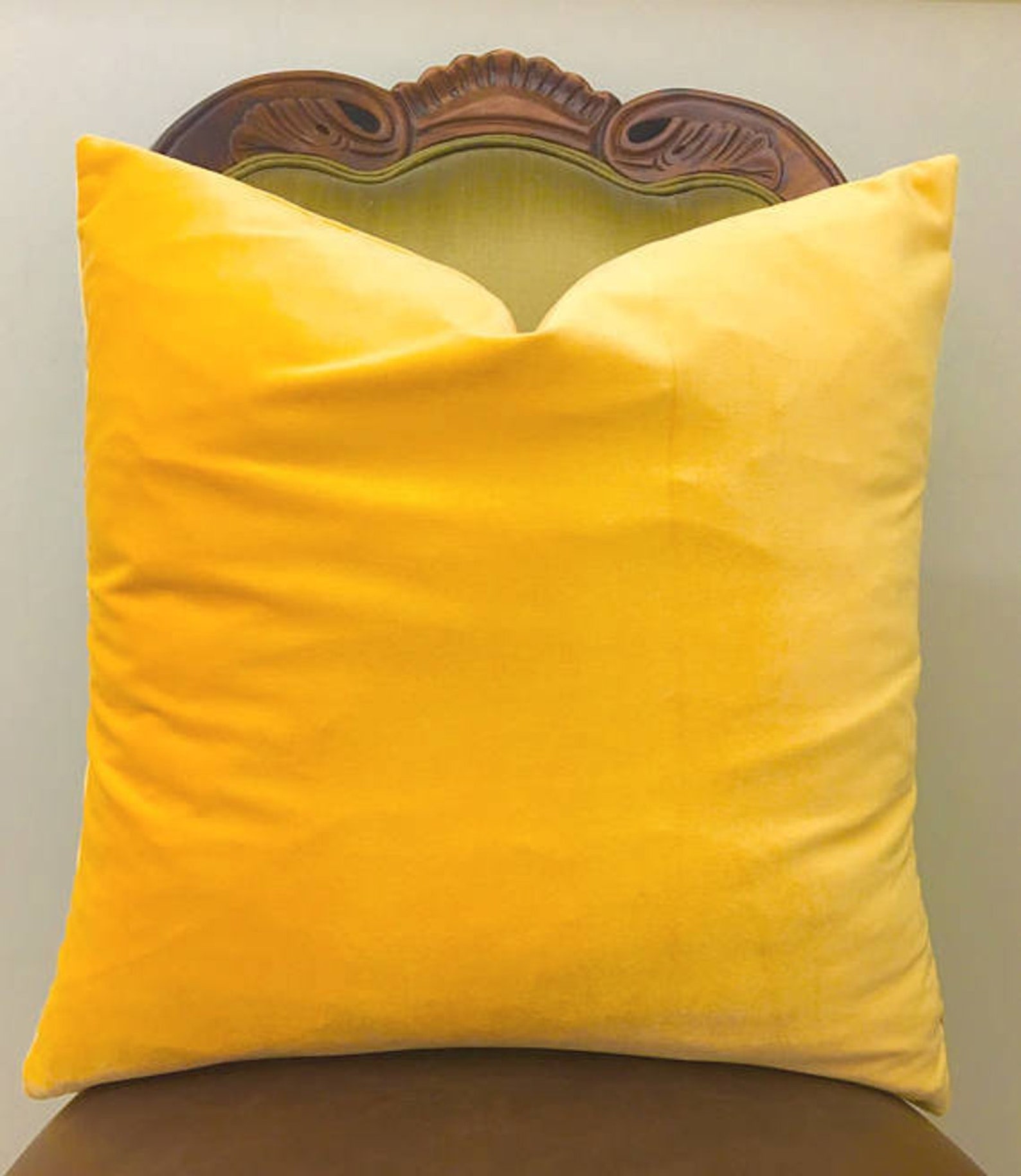 Luxury Yellow Velvet Fabric Upholstery Fabric by the Yard Etsy UK