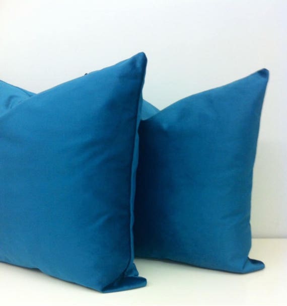 Wonderbaar Luxe Teal Blue Velvet Pillow Cover Blauwe Kussens Velvet | Etsy XF-78