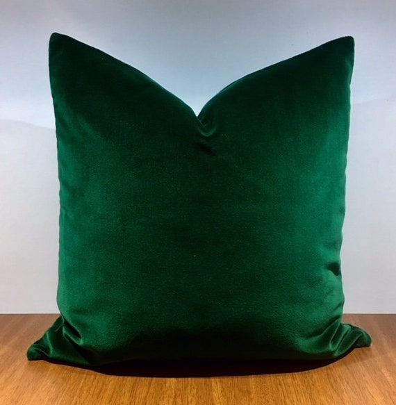 Dark Emerald Green  Velvet  Pillow  Cover Velvet  Pillows  