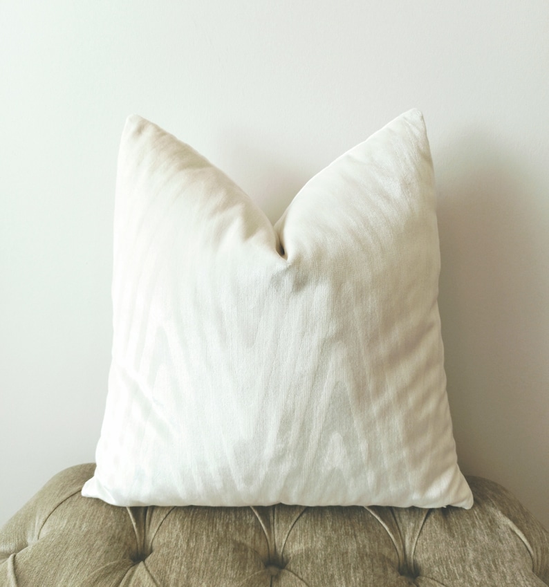 Luxury Cream Velvet Pillow Cover Cream Pillows 18X18 Velvet Etsy