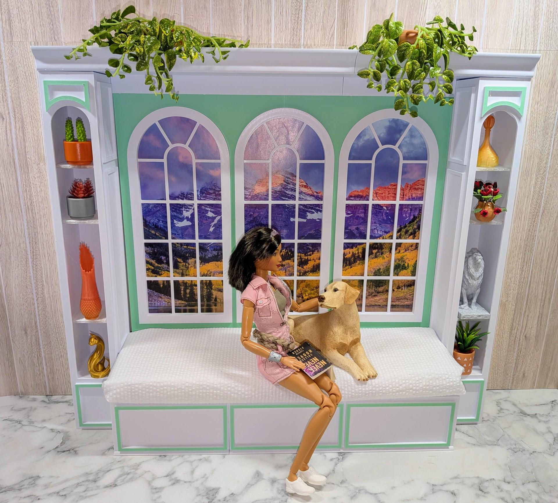 Barbie Window Seat Doll Furniture 1:6 Scale Action Figure - Etsy