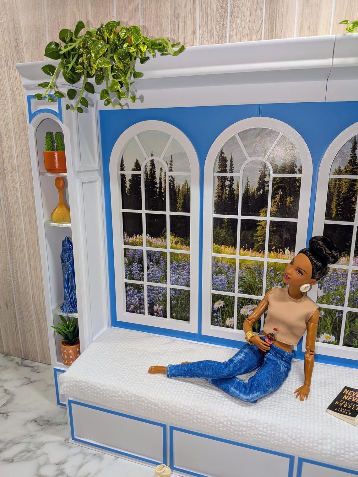 Barbie Window Seat Doll Furniture 1:6 Scale Action Figure - Etsy