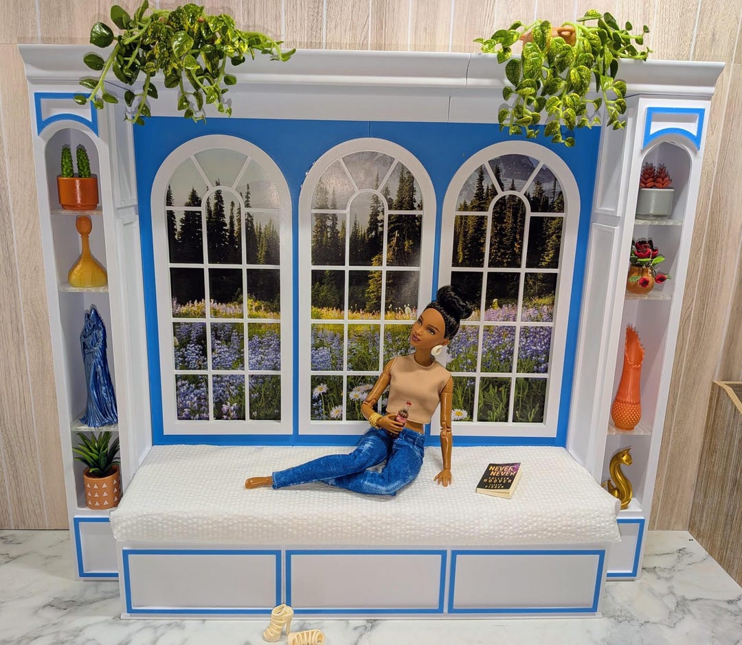 Barbie Window Seat Doll Furniture 1:6 Scale Action Figure - Etsy