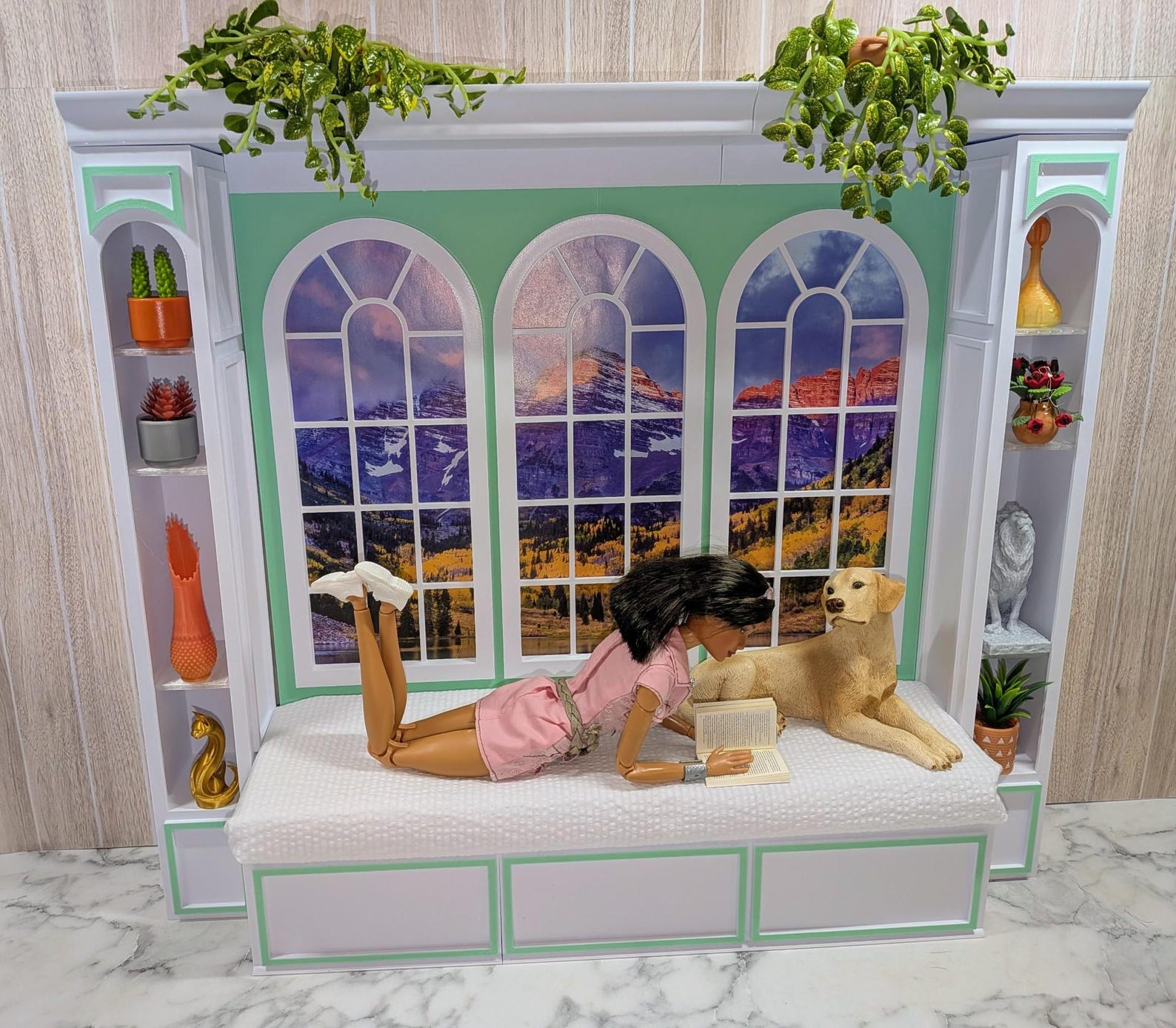 Barbie Window Seat Doll Furniture 1:6 Scale Action Figure - Etsy