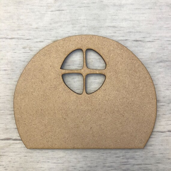 Door - Laser Cut Out Unfinished Wood Craft Shape BLD123 Door - Laser Cut Out Unfinished Wood Craft Shape BLD123