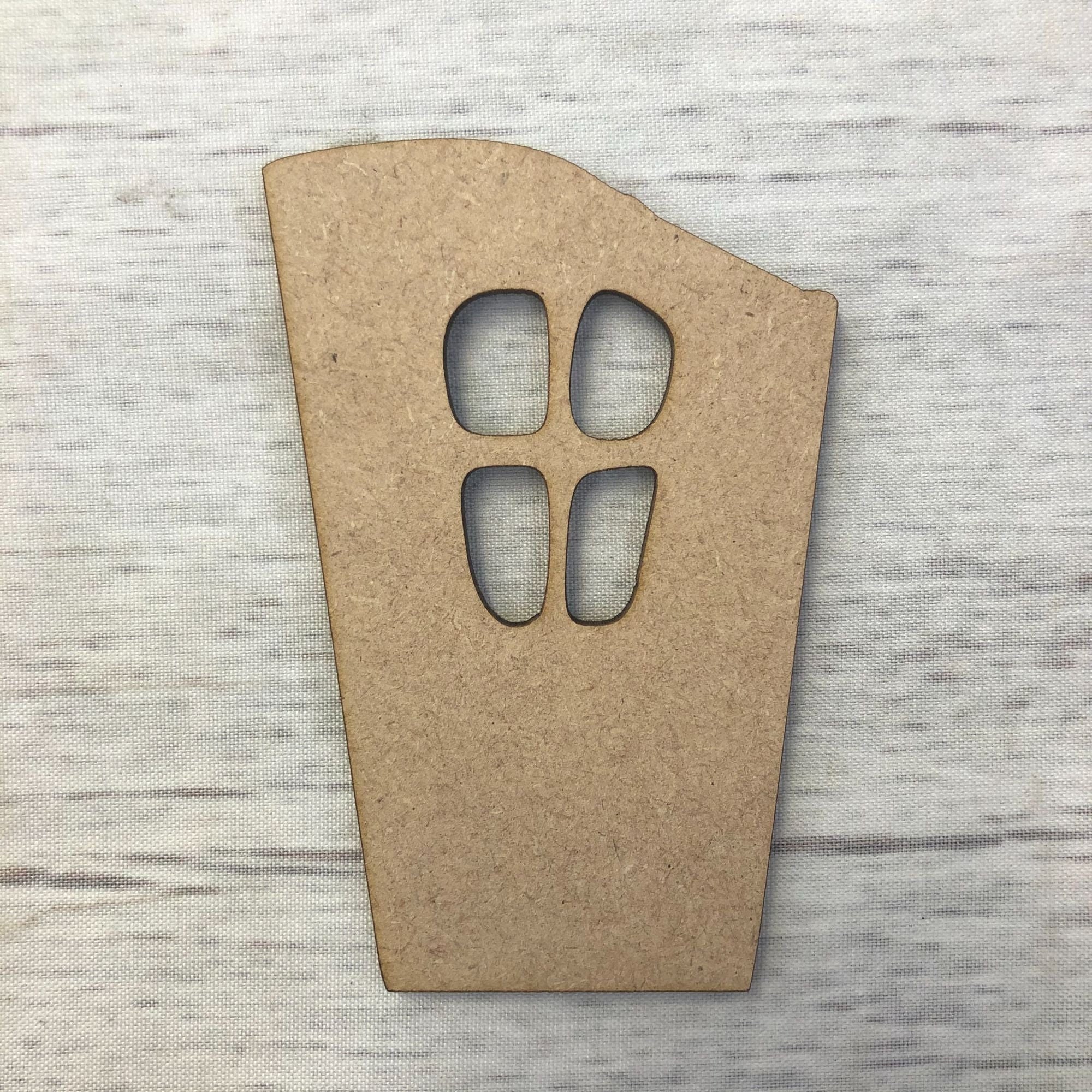 Door - Laser Cut Out Unfinished Wood Craft Shape BLD123 Door - Laser Cut Out Unfinished Wood Craft Shape BLD123