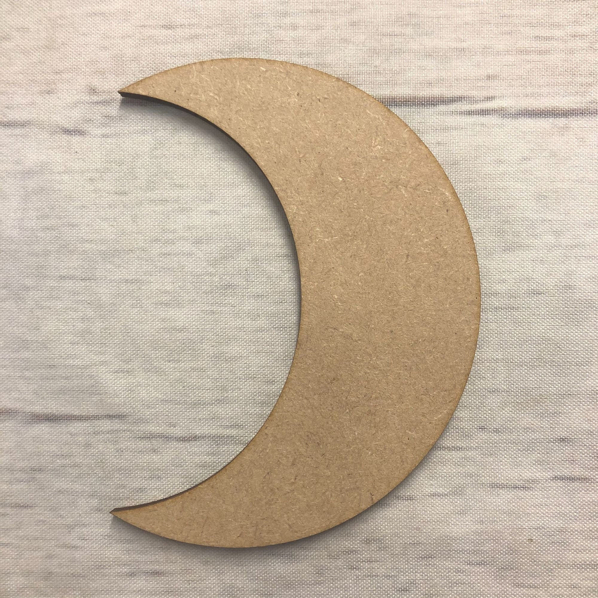 Moon MDF Wood Nature & Weather Base Wooden Blank Craft - Etsy UK