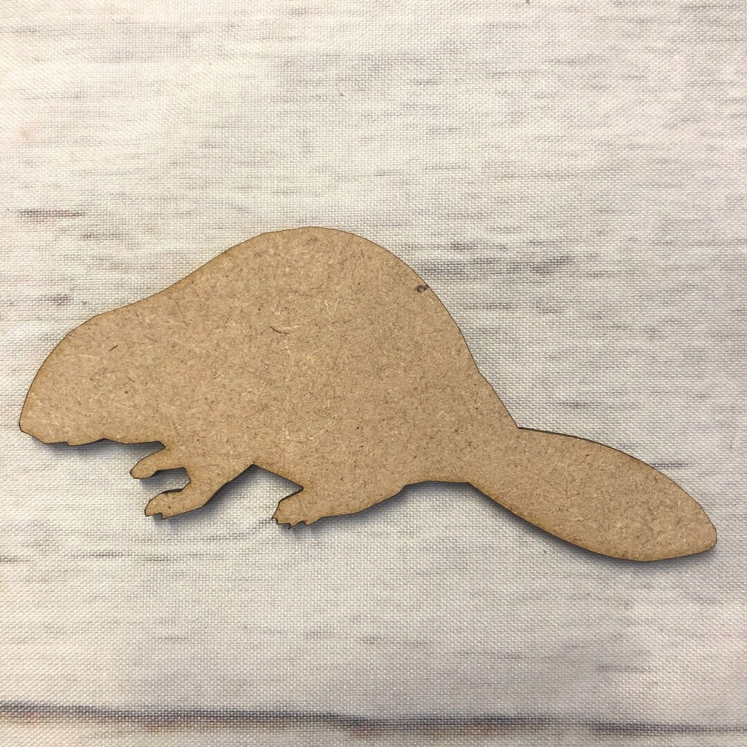 Mdf Animals Beaver MDF Wood Animals Base Wooden Blank Craft - Etsy