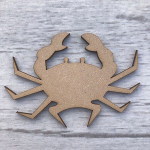 Crab 1 MDF Wood Animals Base Wooden Blank Craft