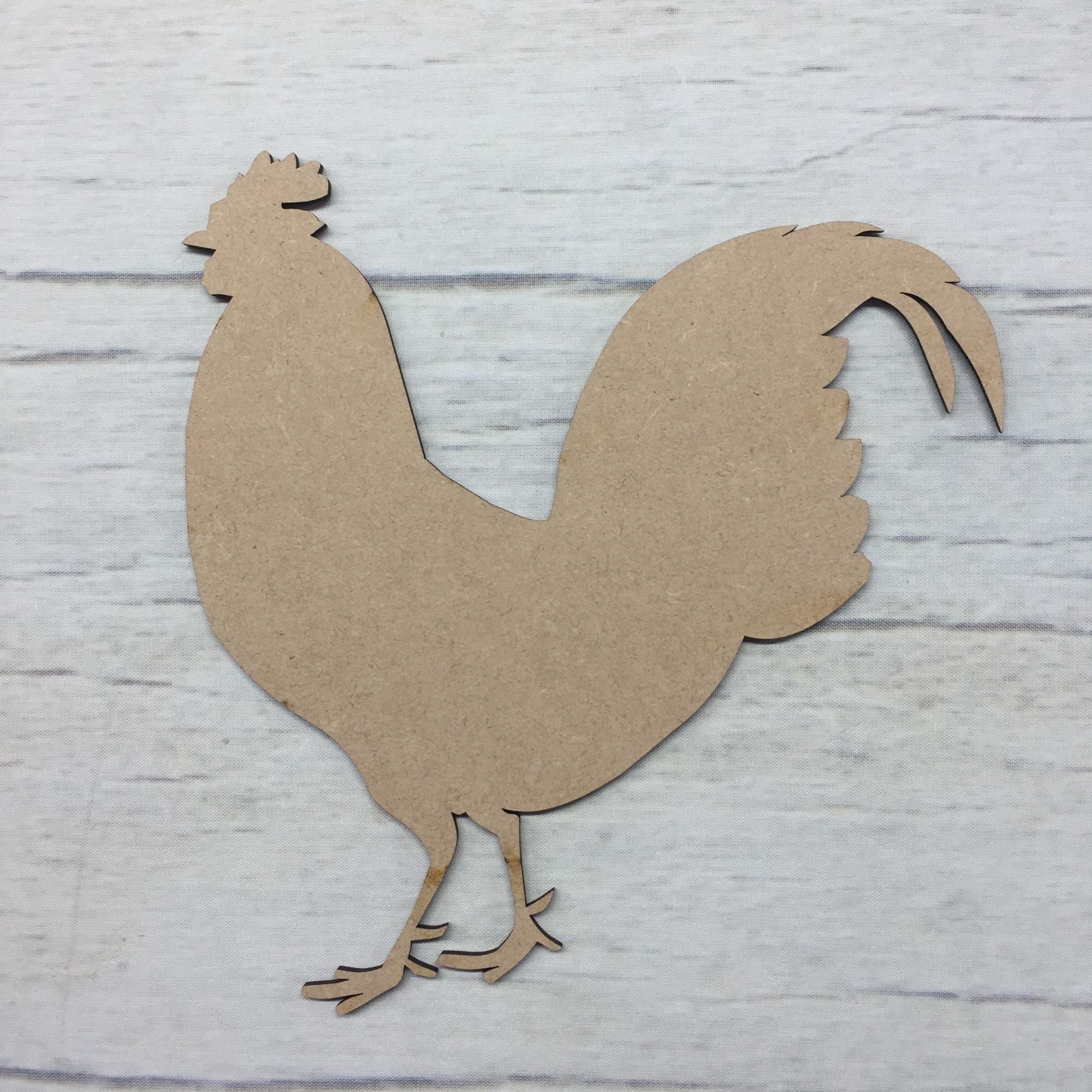 Mdf Animals Cockerel MDF Wood Animals Base Wooden Blank Craft - Etsy