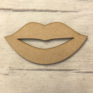 10 Pieces - DIY Unfinished Laser Cut Wood Earrings Blanks - Makers -DIY  Crafts - Wood Jewelry Accessories - Wood Shapes – Lips