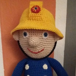 Firefighter PDF crochet pattern