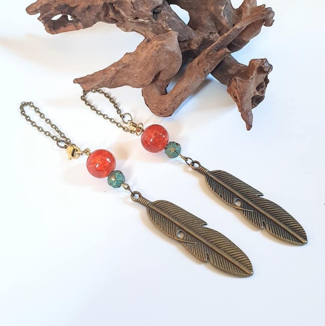 Oorhangers/esrring voor tunnels/maat oorbel Etsy België