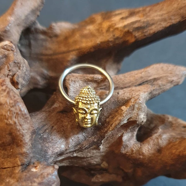 Buddha earring, buddha septum, buddha nose ringbrass earrings