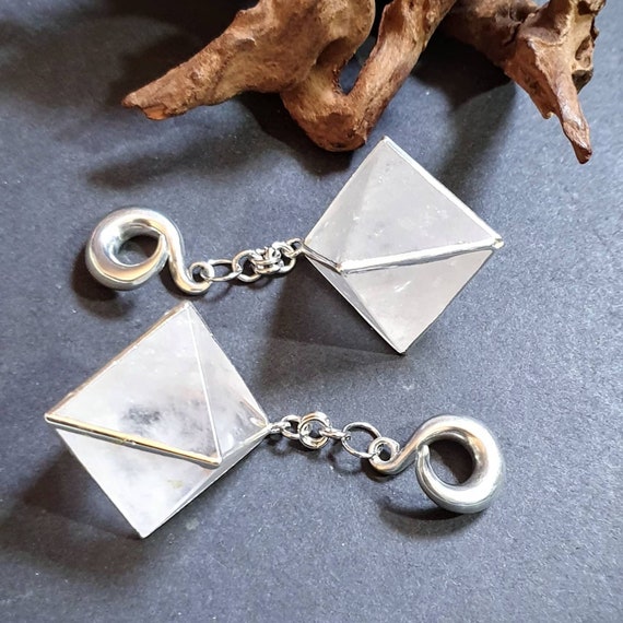 Crystal ear weights best sale