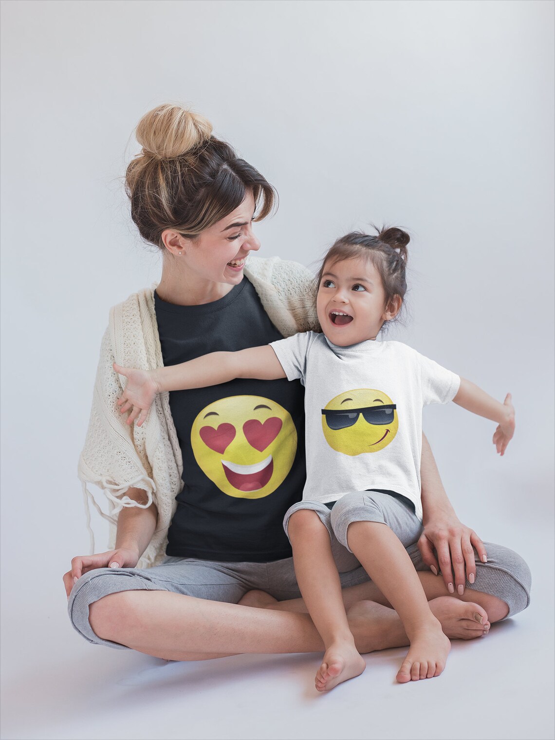 13 Pack Printable Emoji Iron on Transfers for Shirts, Emoji Shirt