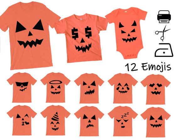 Pumpkin Emoji T-Shirt, Pumpkin Shirt Emoji Halloween Costume Pumpkin Emoji T-Shirt, Pumpkin Shirt Emoji Halloween Costume