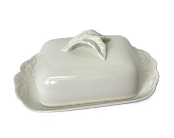 Vintage Villeroy & Boch Foglia 1748 Covered Butter Dish
