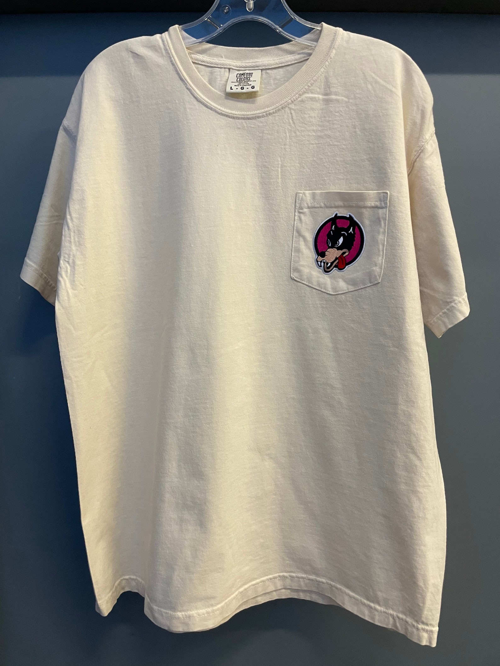 Ivory Comfort Colors Pocket Tee 100 Coton Etsy