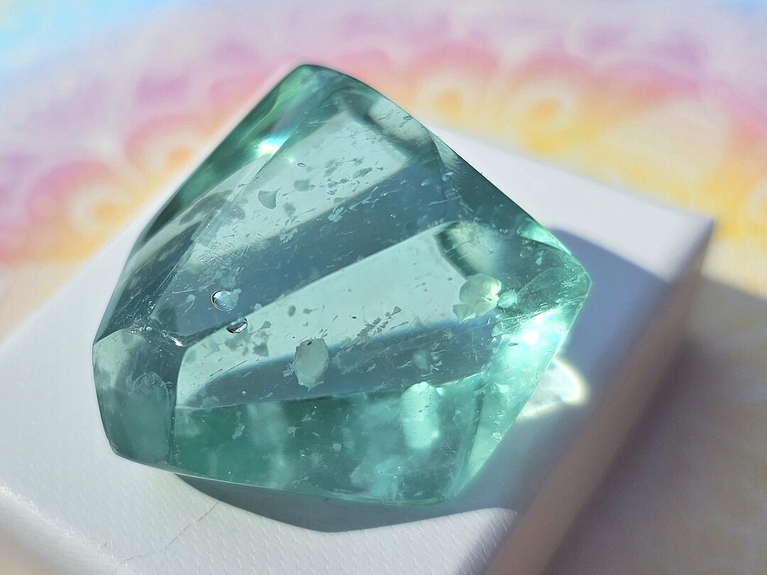 ANDARA Crystal ATLANTIS ANGEL Precious Cut / Radiant Turquoise With ...