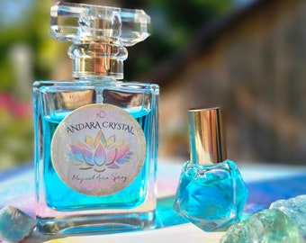 Magisches ANDARA Aura-Spray FREIHEIT / Roll-On | mit Kristall-Elixier und ätherischen Ölen | Frequenz-Therapie im Alltag 5D+++++