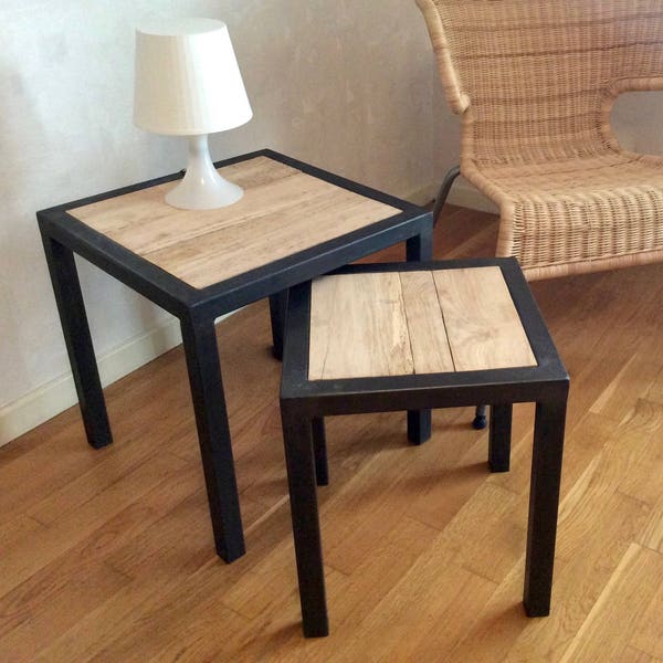 Trundle sofa end table