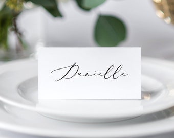 Editable Place Card Template Wedding Name Card  Escort Card Printable, Seating Card, Instant Download PDF 110