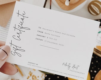 photography gift card photography gift card