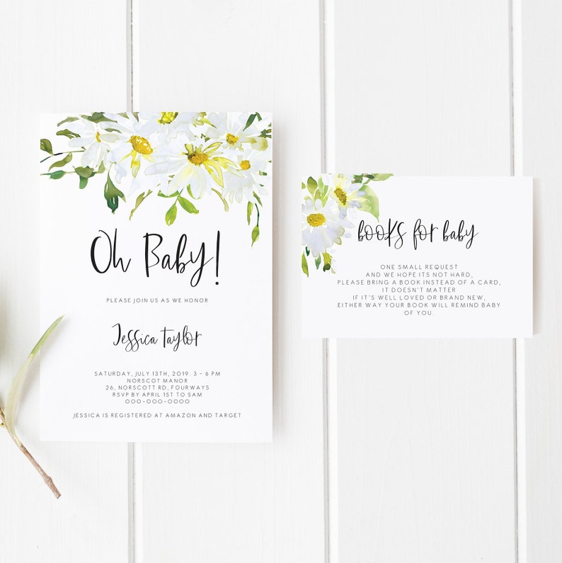 Daisy Boy or girl Shower Invitation Printable white daisy Floral Little one Shower Invite Template, Data Card, Textbooks for Child, Instantaneous Down load 121 picture relating to Etsy Baby Shower Invitations Printable referred to as Daisy Child Shower Invitation Printable white daisy Floral Kid Shower Invite Template, Info Card, Guides for Boy or girl, Quick Obtain 121